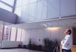 Photograph of Alexandra Dang in New Building of John Jay College